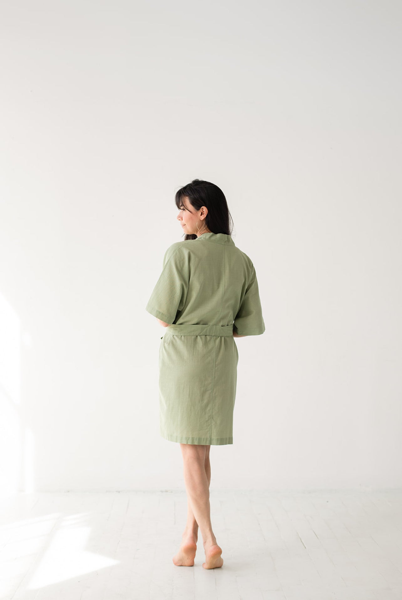 SALUA Summer Day Robe – Lightweight Cotton Resort Cover - Up - Triniskies