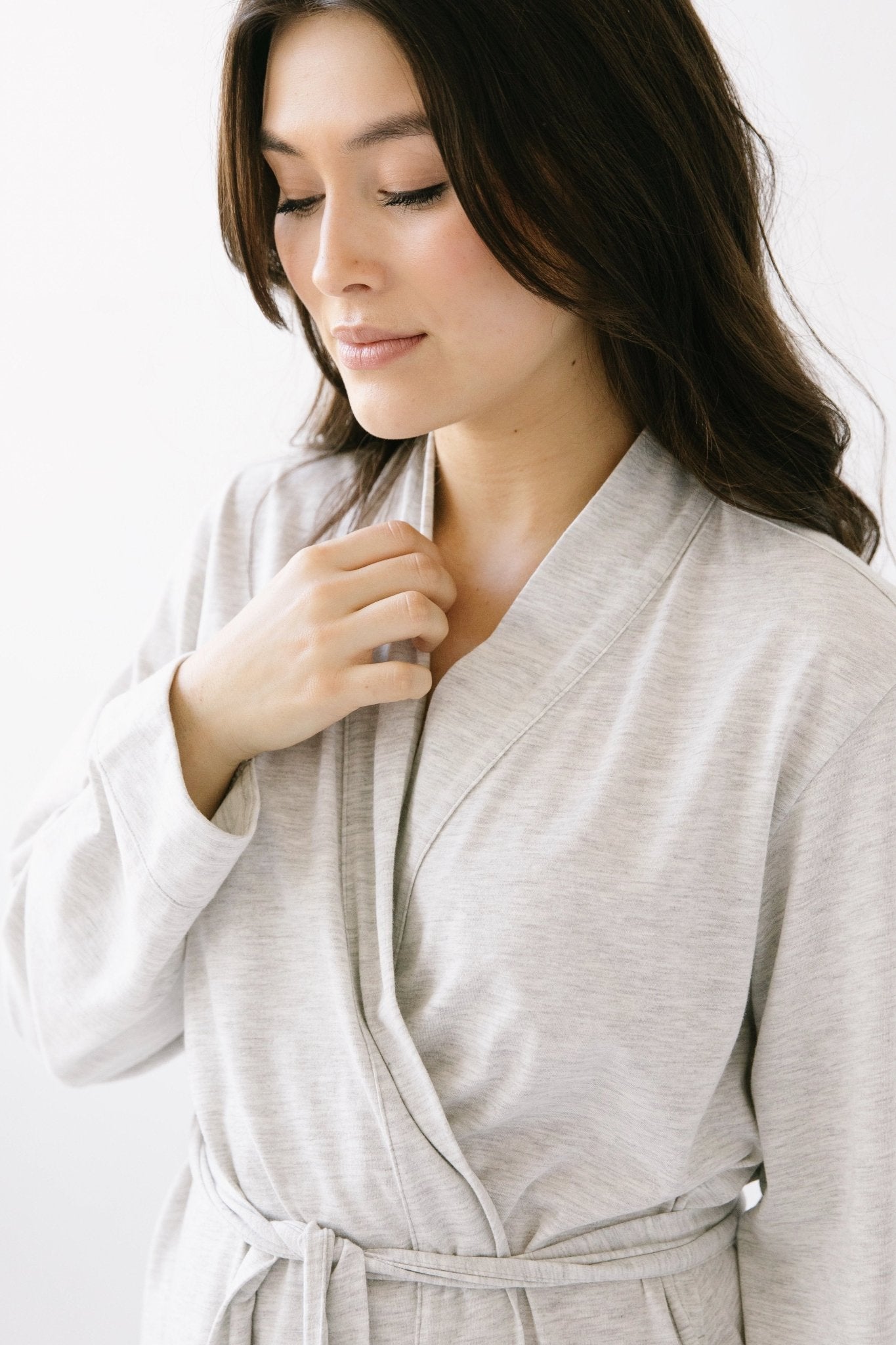Short Travel Robe in Pima Cotton – Luxury Lightweight Women’s Robe | Salua Lingerie - Triniskies