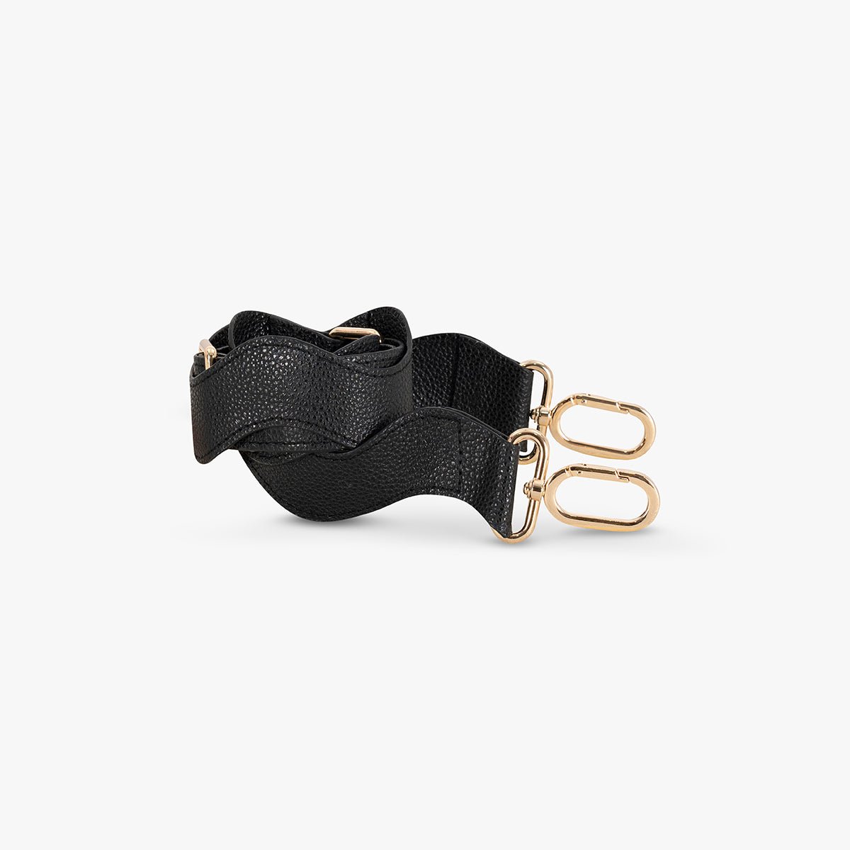 Starry Black Crossbody Bag - Womads Colombian Leather with Fuchsia Lining - Triniskies