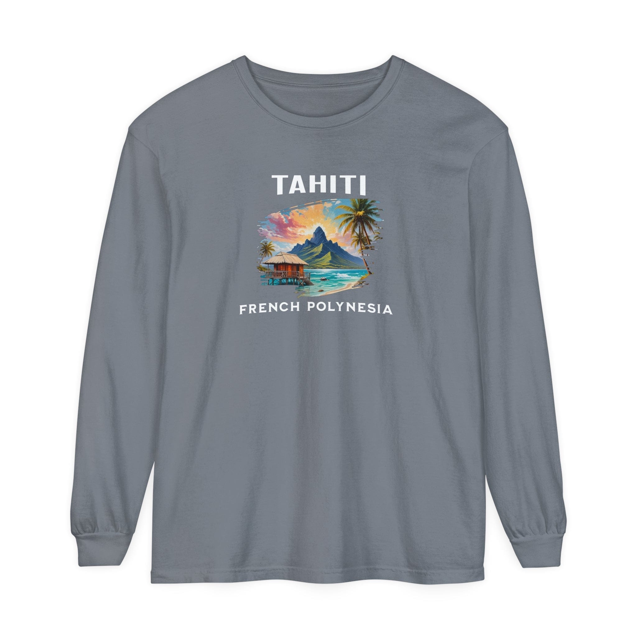 Tahiti, French Polynesia T-Shirt Comfortable Casual Travel & Outdoor Adventure - Triniskies