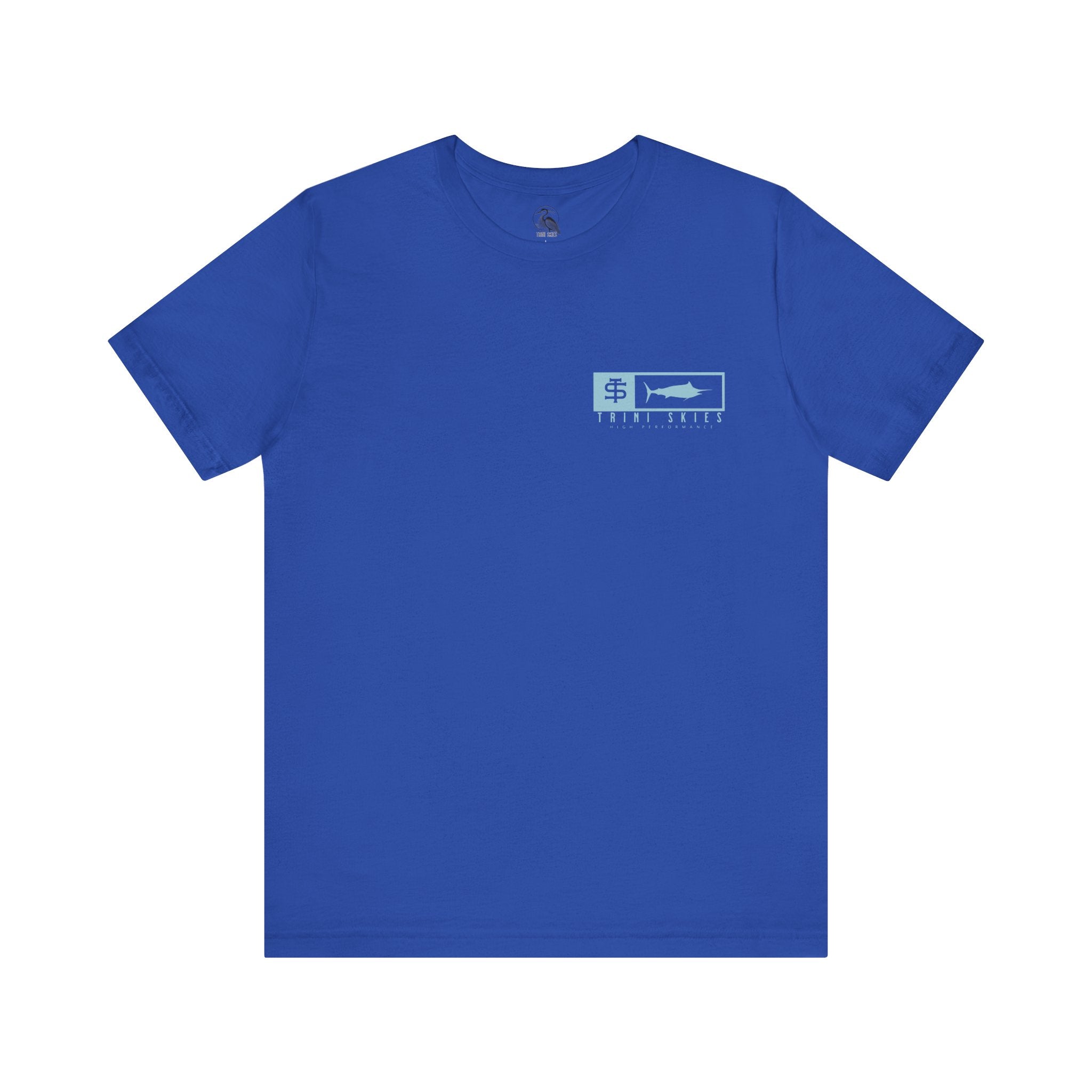 Trini Skies Performance Fishing T-Shirt Cotton Crewneck for All - Day Comfort - Triniskies