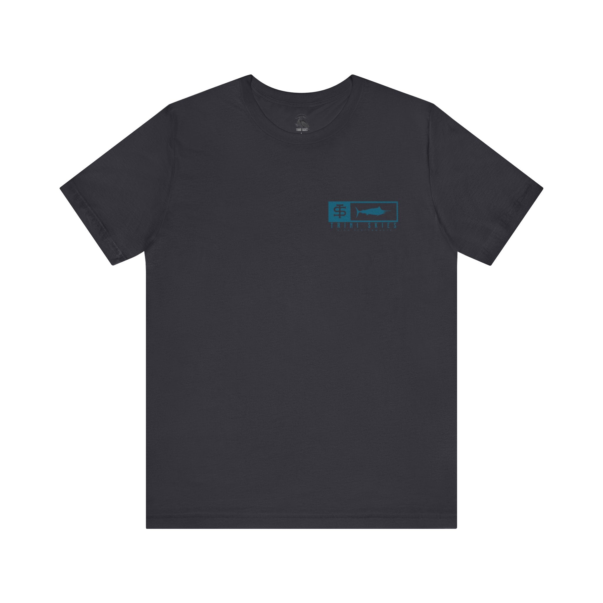 Trini Skies Performance Fishing T-Shirt Cotton Crewneck for All - Day Comfort - Triniskies