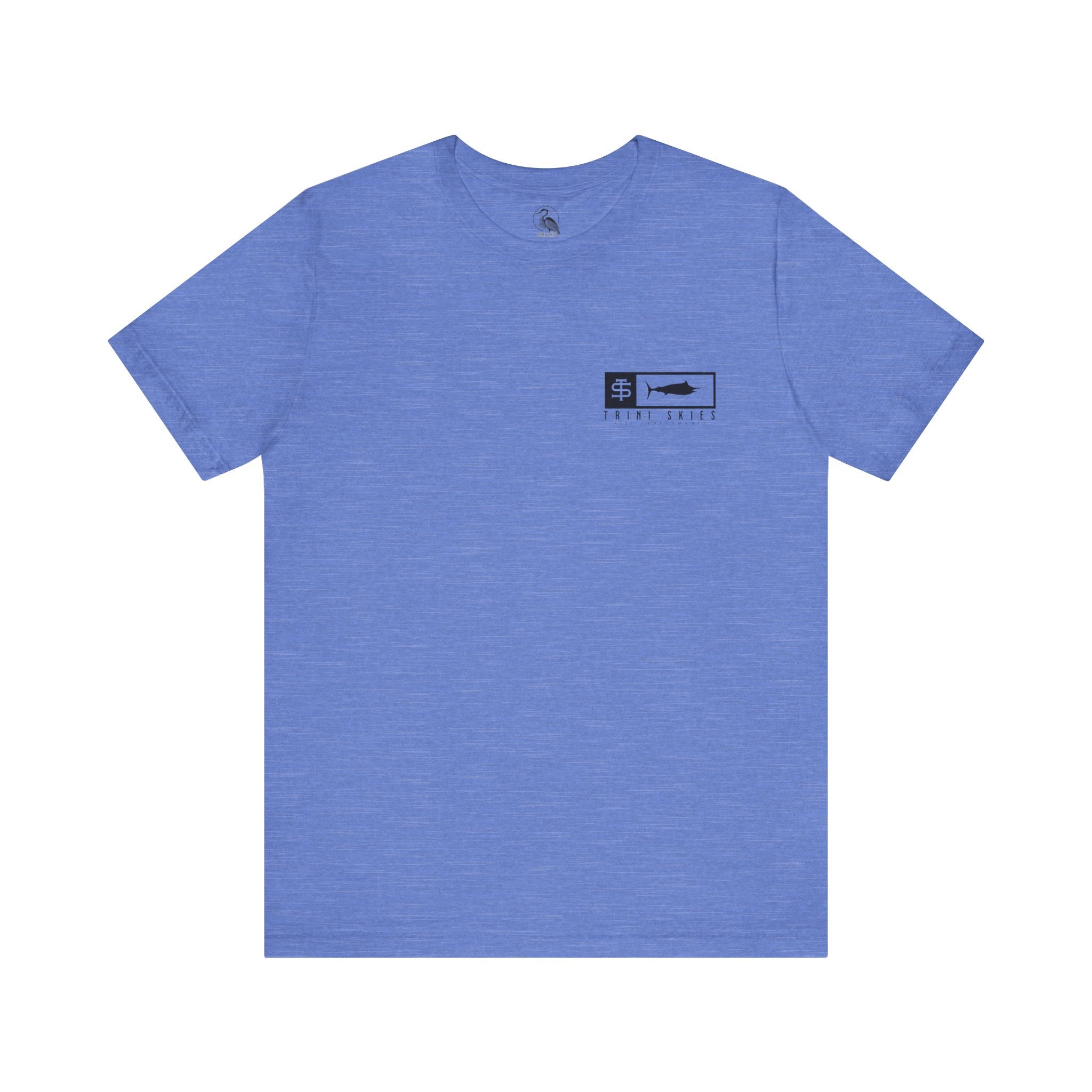 Trini Skies Performance Fishing T-Shirt Cotton Crewneck for All - Day Comfort - Triniskies