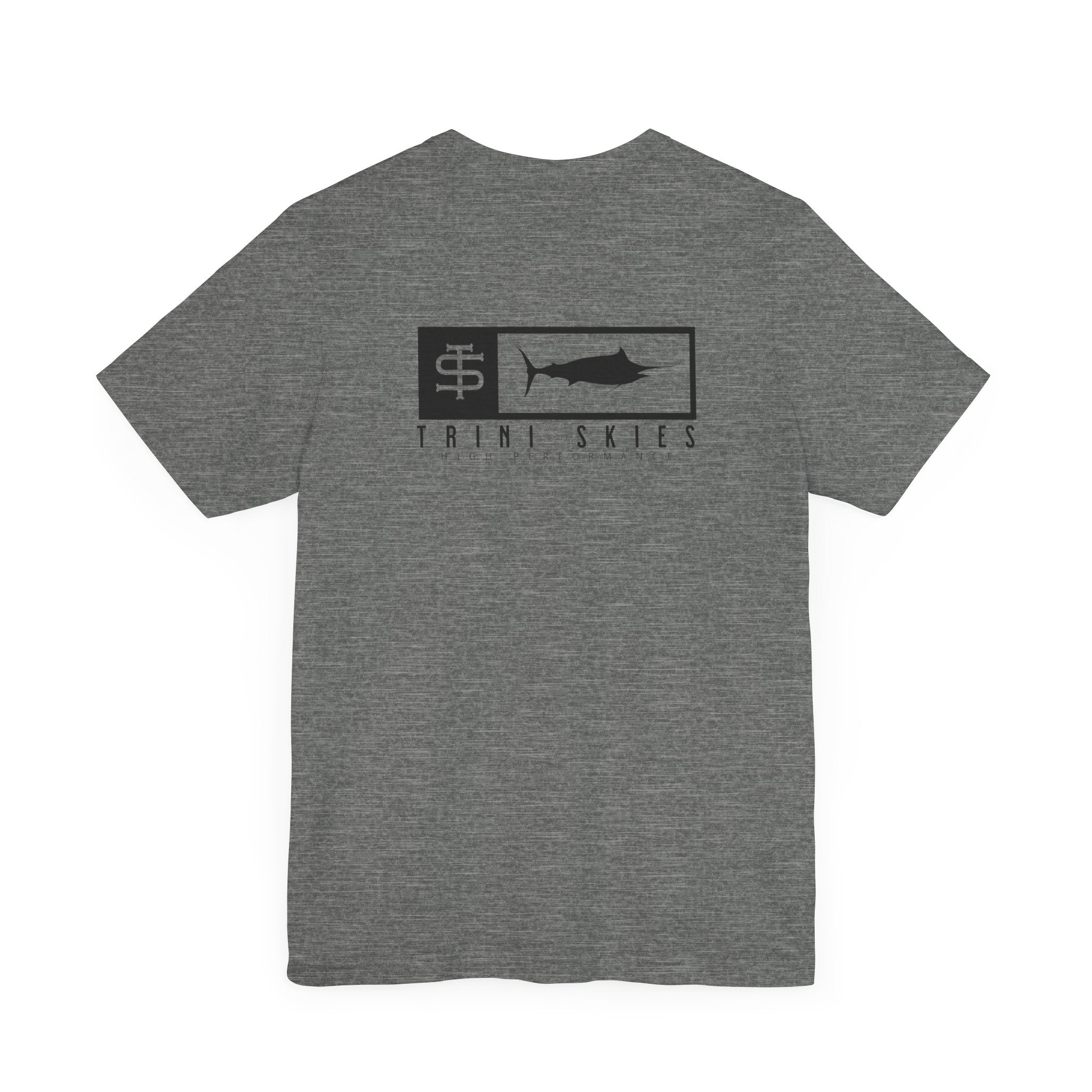 Trini Skies Performance Fishing T-Shirt Cotton Crewneck for All - Day Comfort - Triniskies