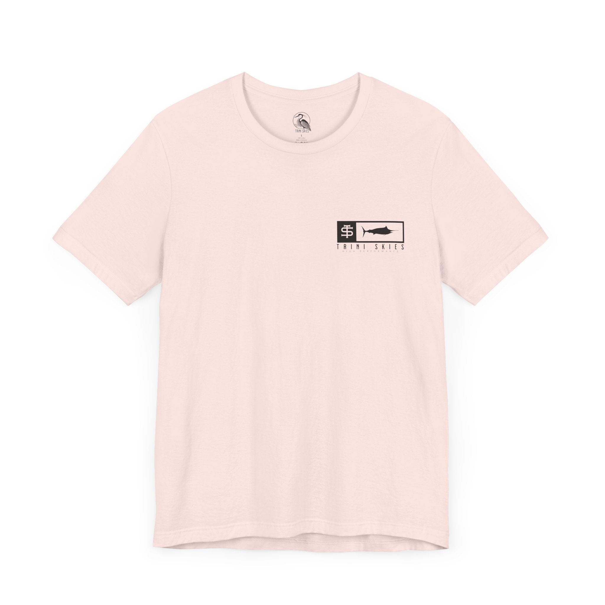 Trini Skies Performance Fishing T-Shirt Cotton Crewneck for All - Day Comfort - Triniskies