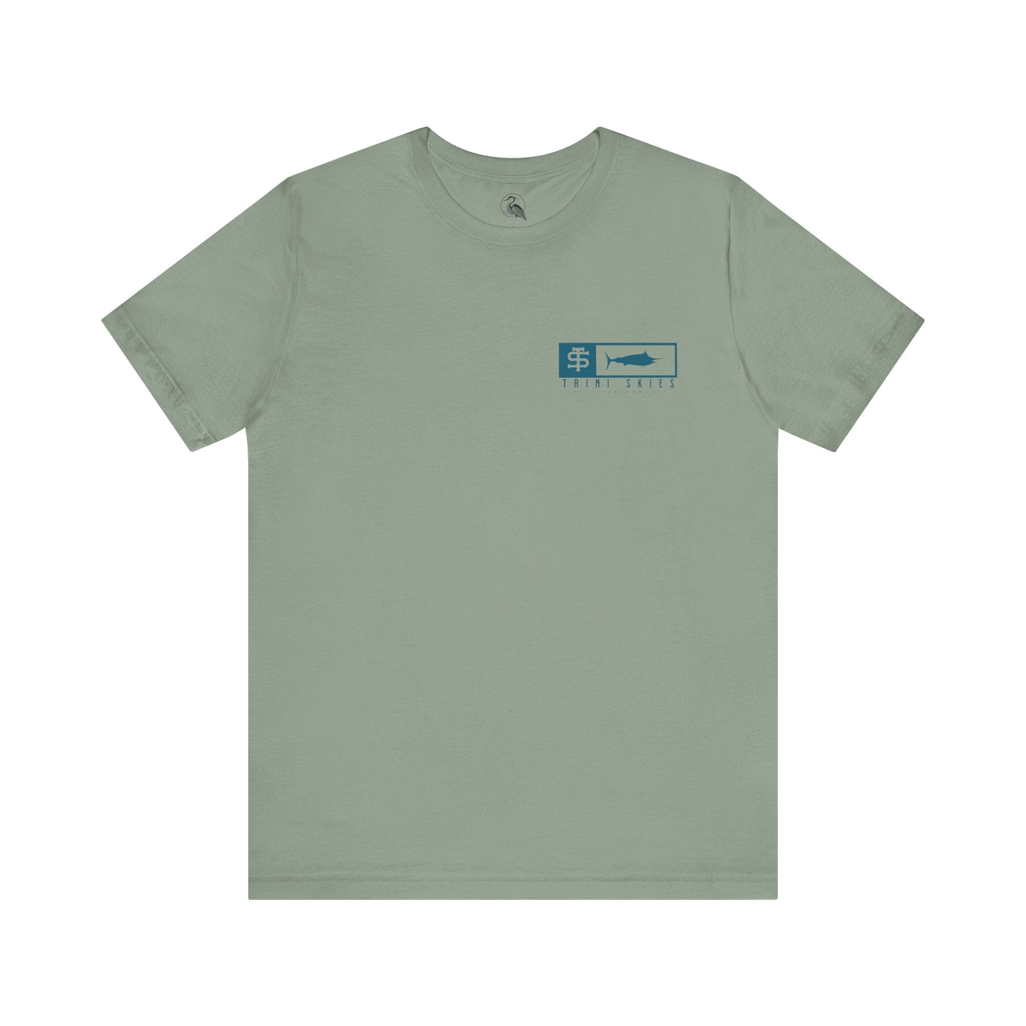 Trini Skies Performance Fishing T-Shirt Cotton Crewneck for All - Day Comfort - Triniskies