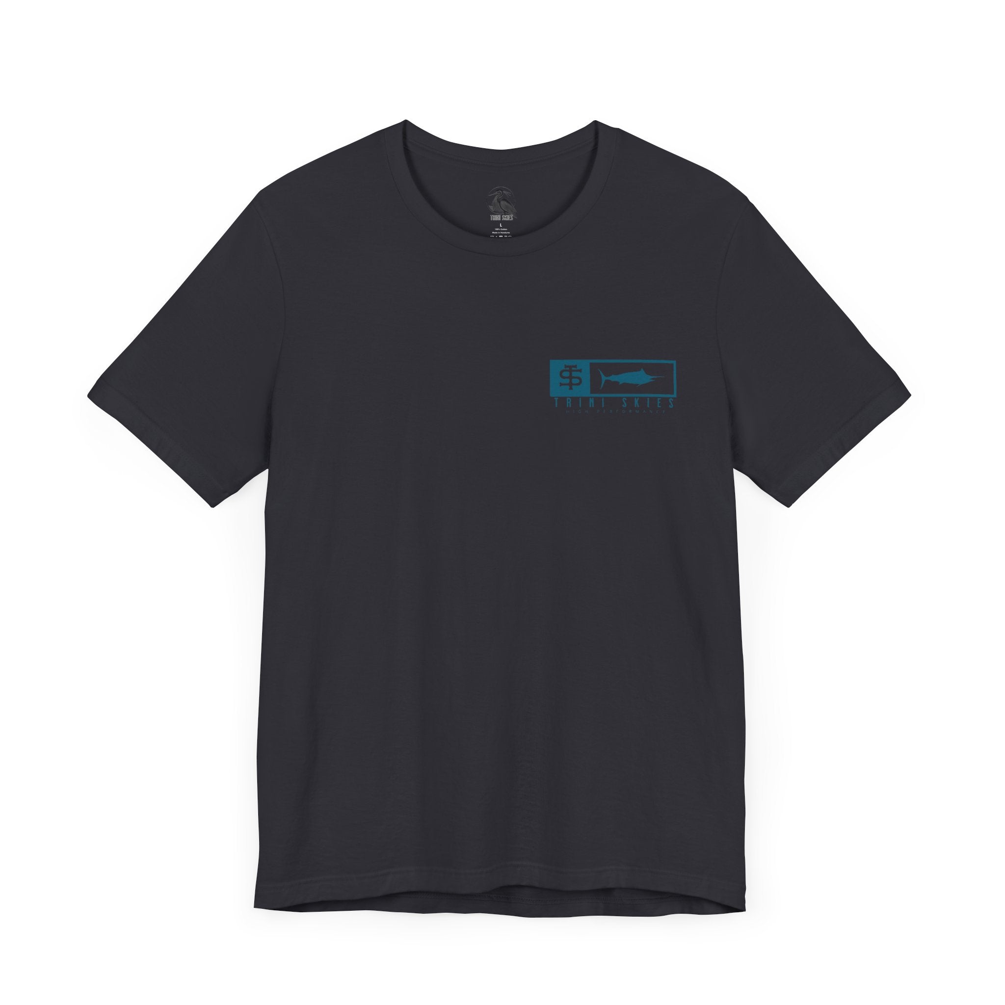 Trini Skies Performance Fishing T-Shirt Cotton Crewneck for All - Day Comfort - Triniskies