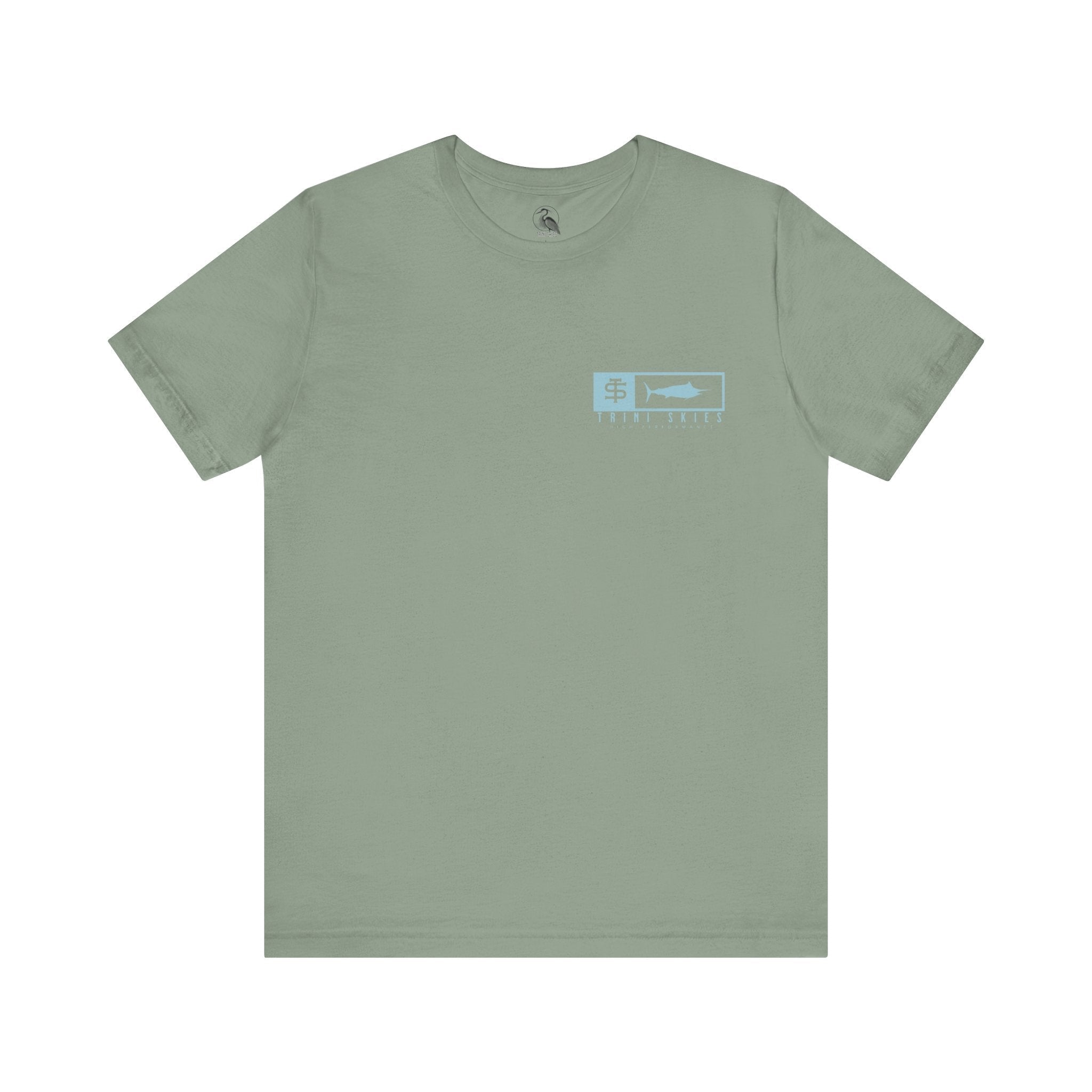 Trini Skies Performance Fishing T-Shirt Cotton Crewneck for All - Day Comfort - Triniskies