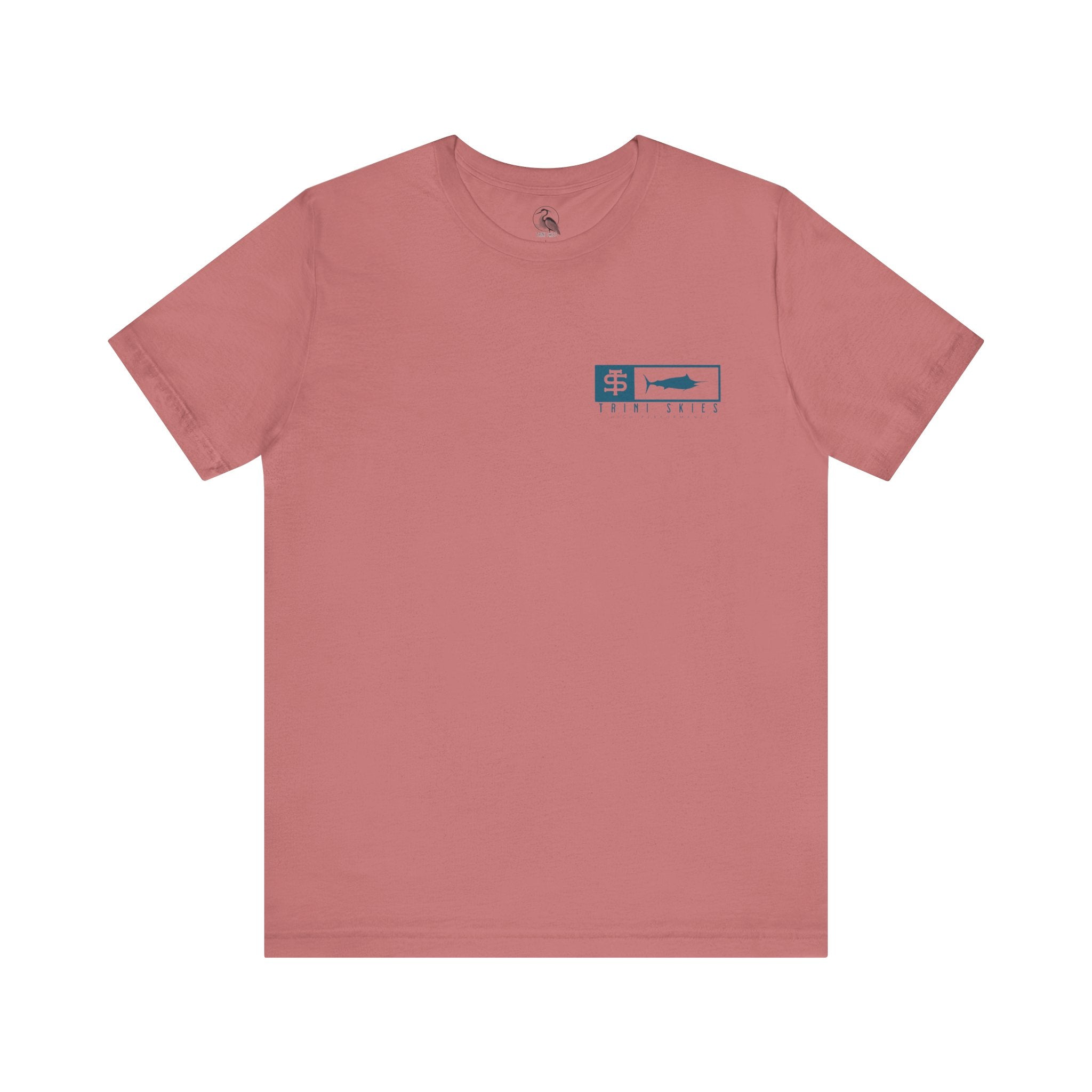 Trini Skies Performance Fishing T-Shirt Cotton Crewneck for All - Day Comfort - Triniskies