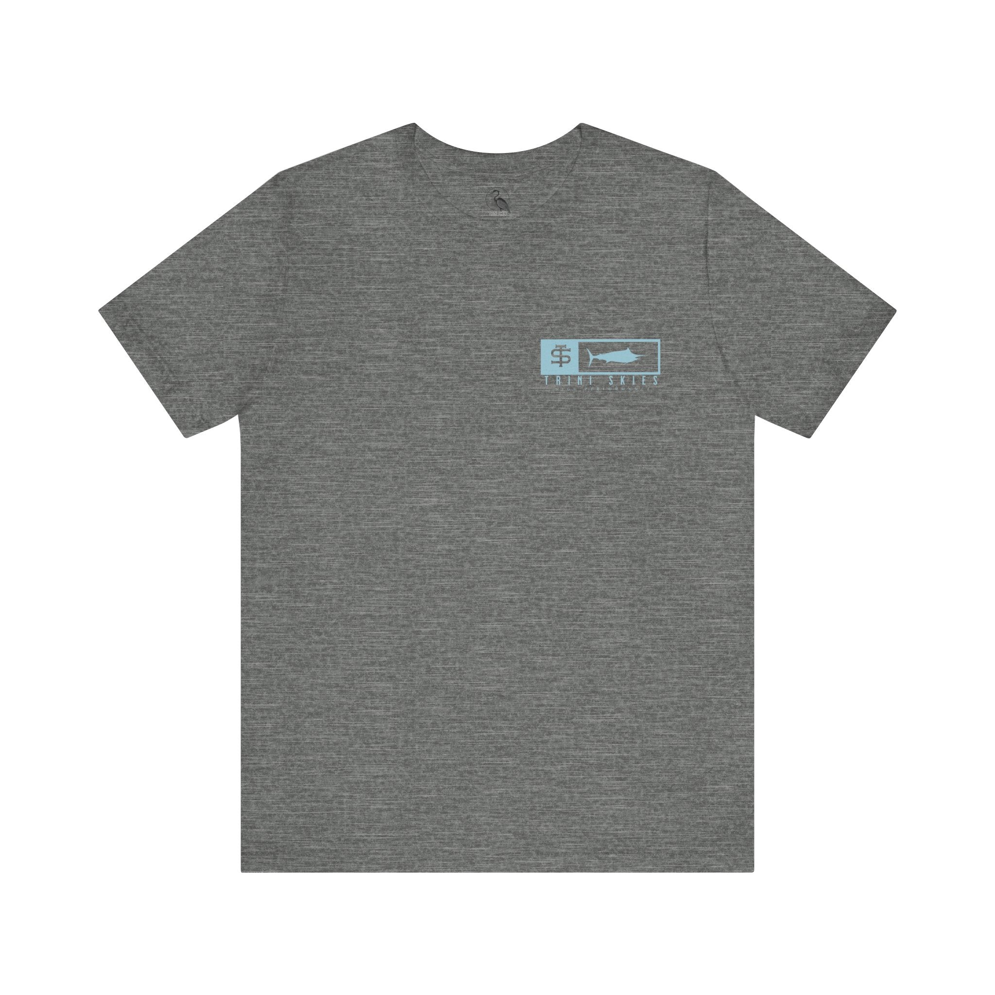 Trini Skies Performance Fishing T-Shirt Cotton Crewneck for All - Day Comfort - Triniskies