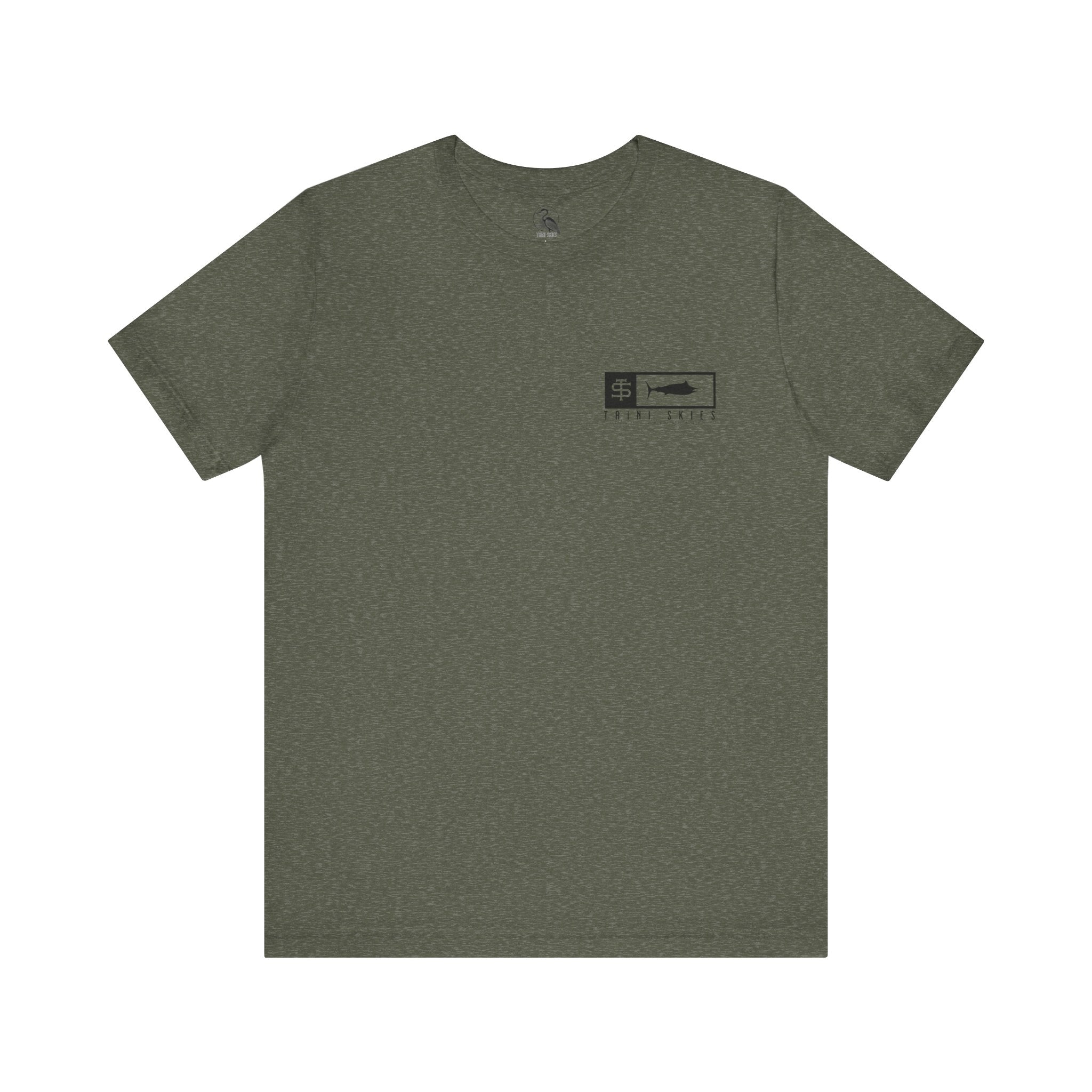 Trini Skies Performance Fishing T-Shirt Cotton Crewneck for All - Day Comfort - Triniskies