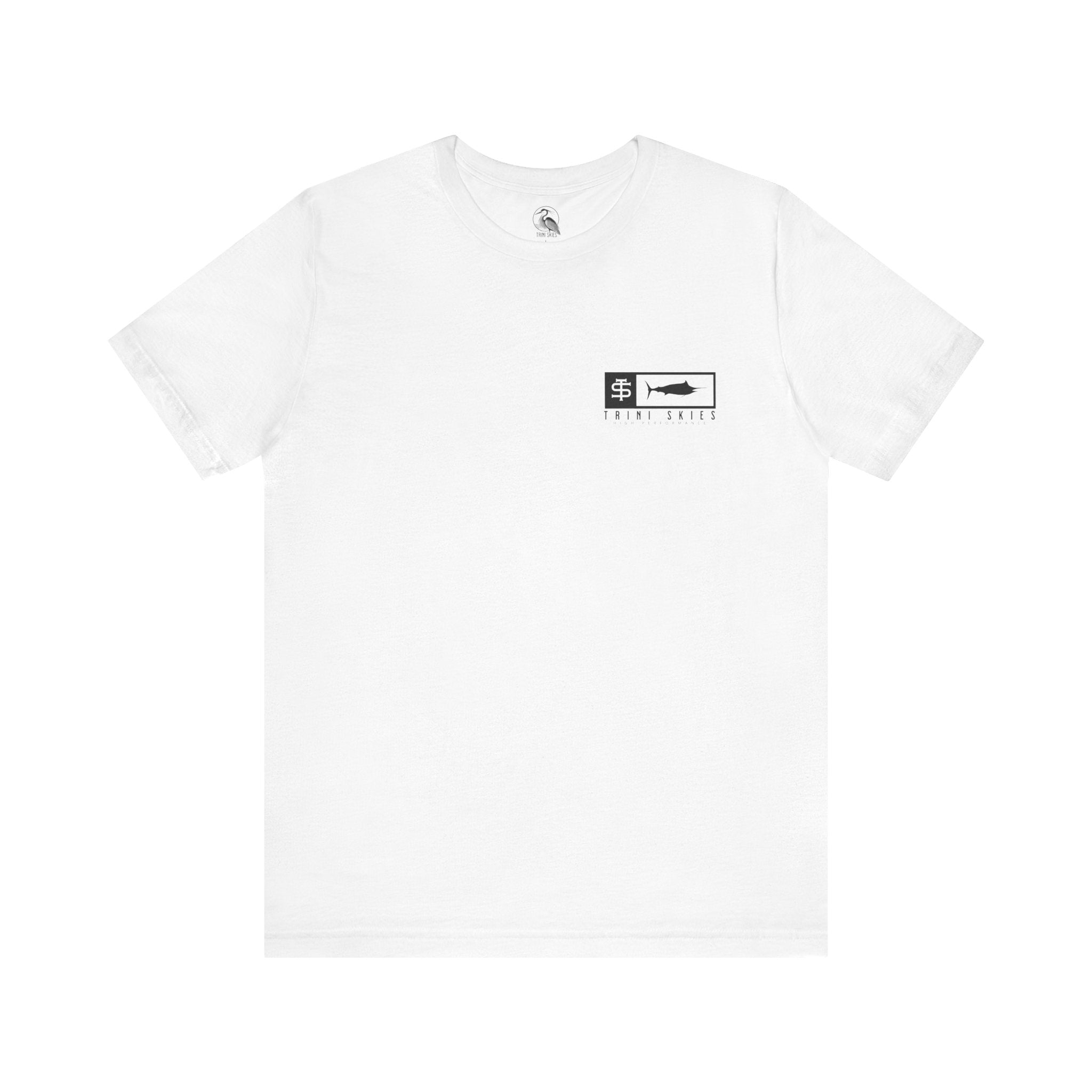 Trini Skies Performance Fishing T-Shirt Cotton Crewneck for All - Day Comfort - Triniskies