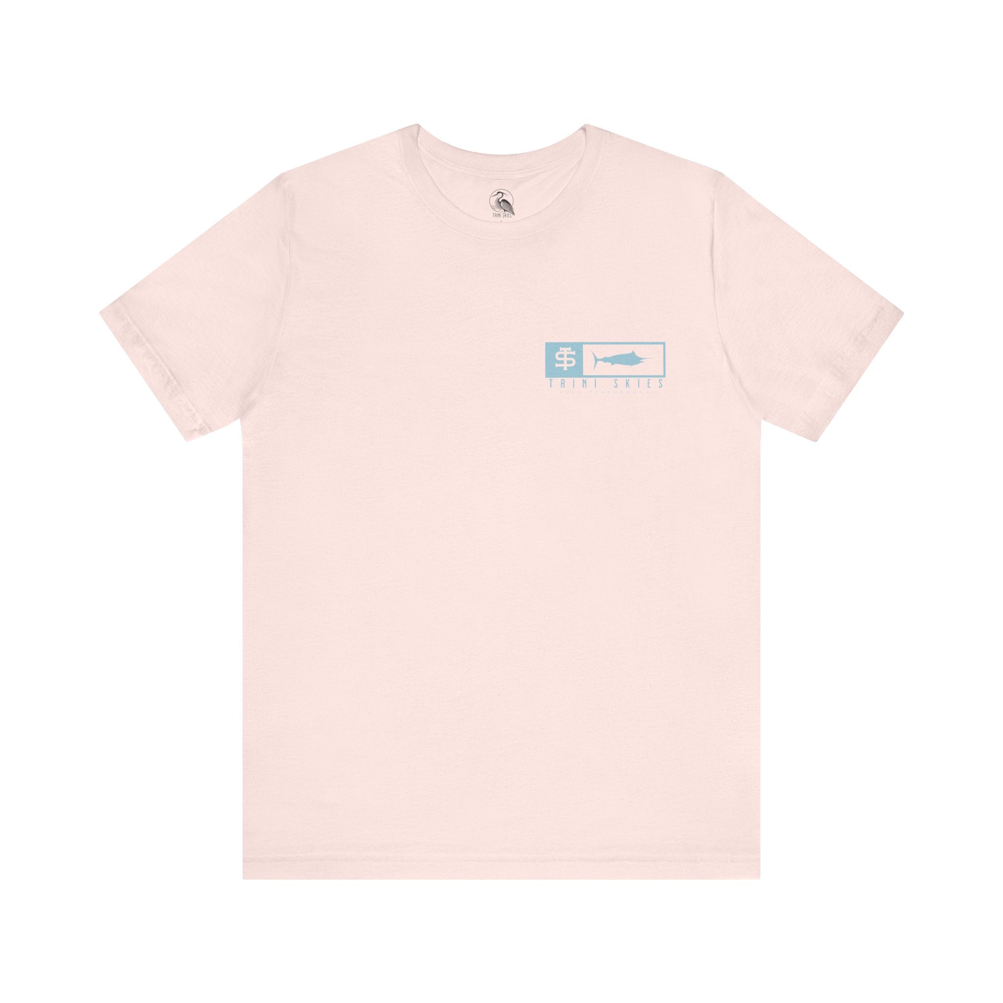 Trini Skies Performance Fishing T-Shirt Cotton Crewneck for All - Day Comfort - Triniskies