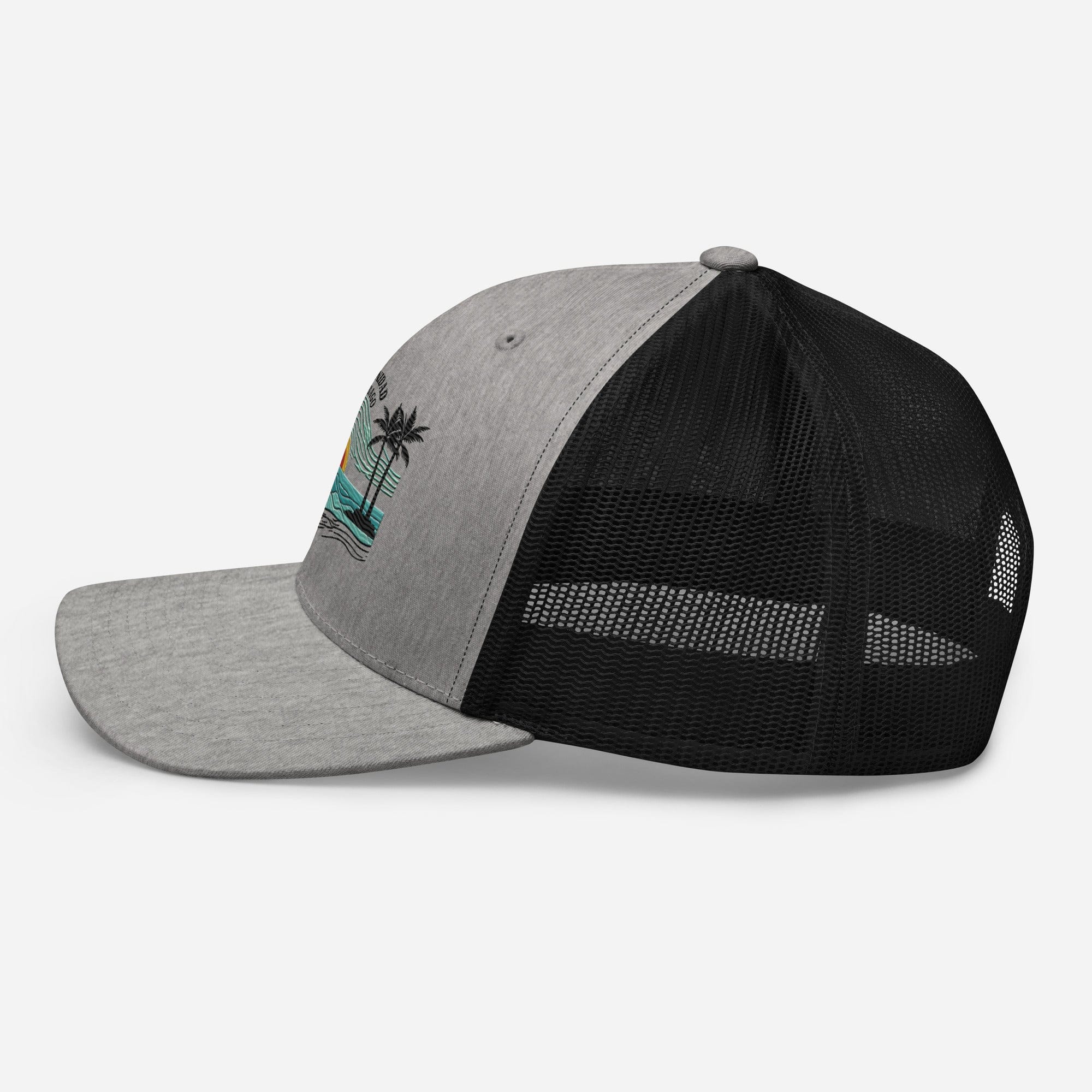 Trinidad and Tobago Island Paradise Trucker Cap – Stylish Mesh Back Hat Womens Hat Mens Hat - Triniskies