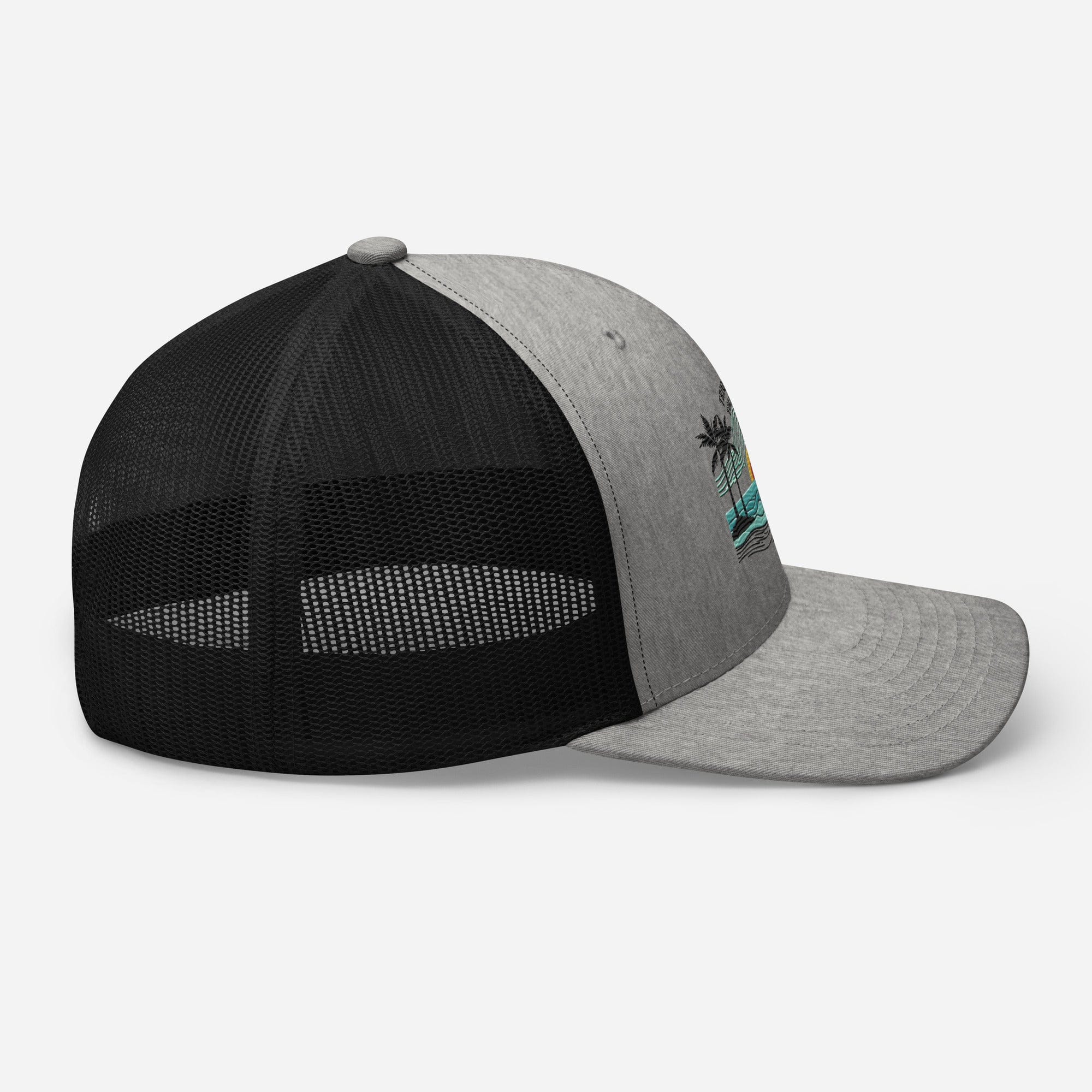 Trinidad and Tobago Island Paradise Trucker Cap – Stylish Mesh Back Hat Womens Hat Mens Hat - Triniskies