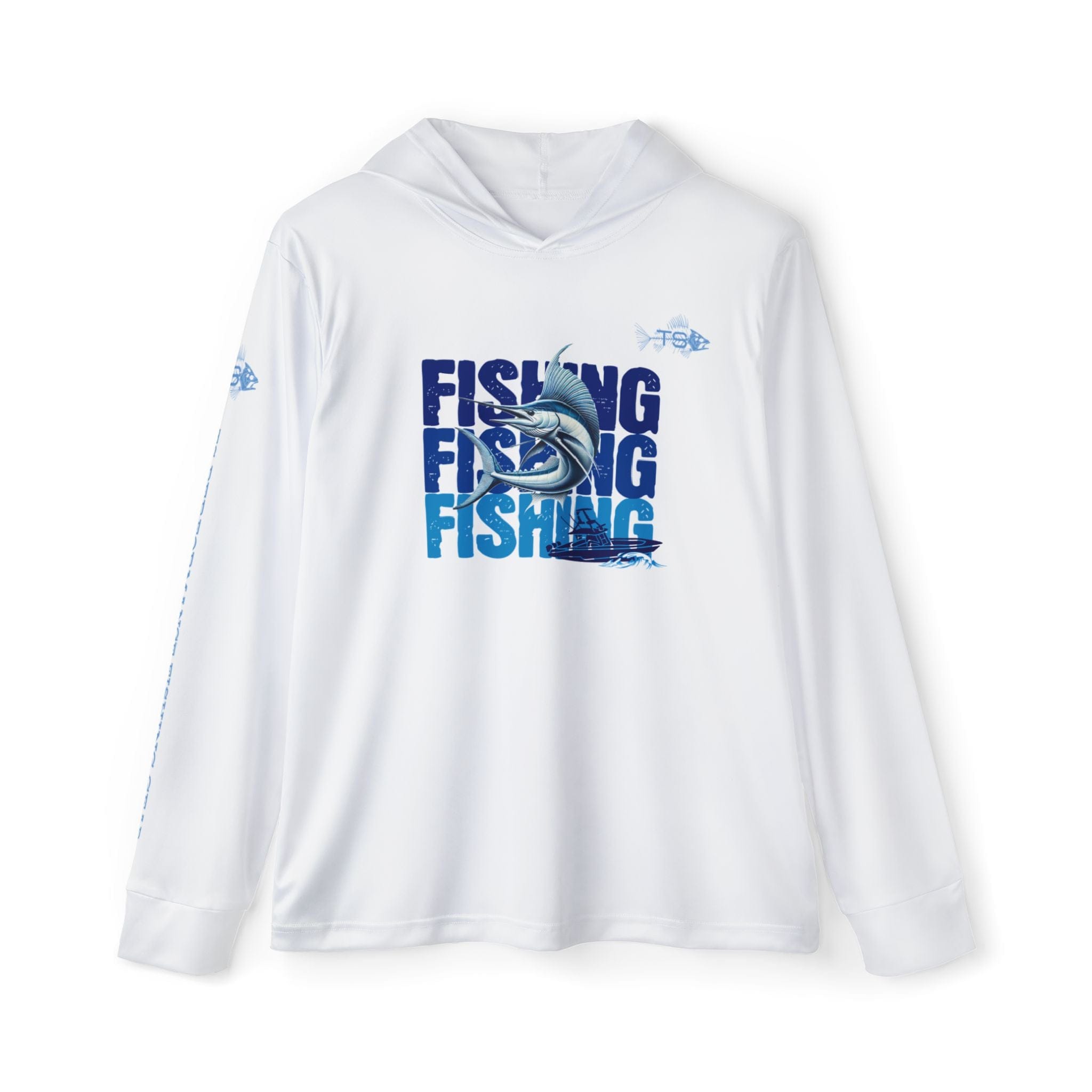 TS Sport Fishing Unisex Performance Hoodie, 100% Polyester, Moisture - Wicking Activewear. - Triniskies